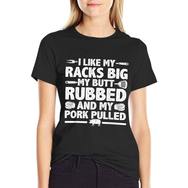 Cool Grilling For Men Women Pork Rub Smoking BBQ Meat Smoker T-Shirt