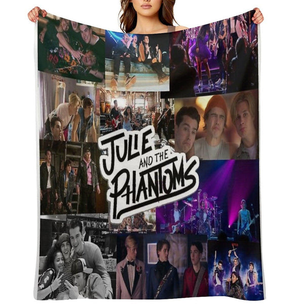 Julie And The Phantoms Band Collage Throw Blanket