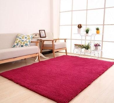 Living Room Rug Area Solid Carpet Fluffy Soft Home Decor White Plush Carpet Bedroom Carpet Kitchen Floor Mats White Rug Tapete
