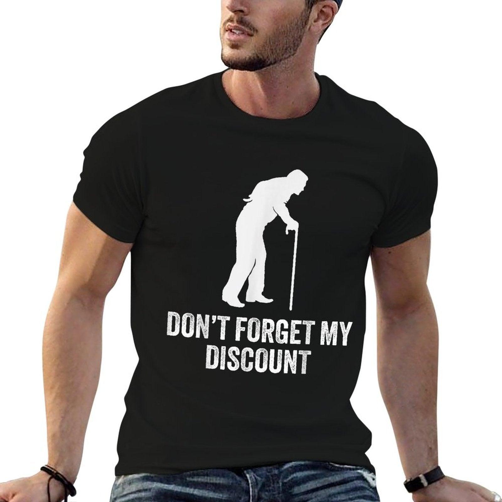 Funny Old Man Gag Old Person Older People Men Dad Birthday T-Shirt