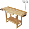 55-Inch Wood Workbench