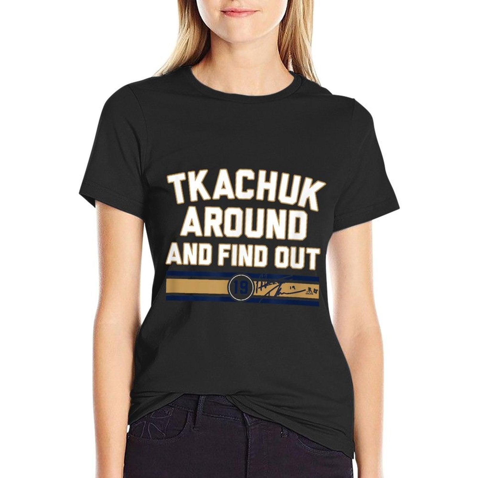 Matthew Tkachuk Around & Find Out (Red) - Florida Hockey  Fade-proof Color T-Shirt