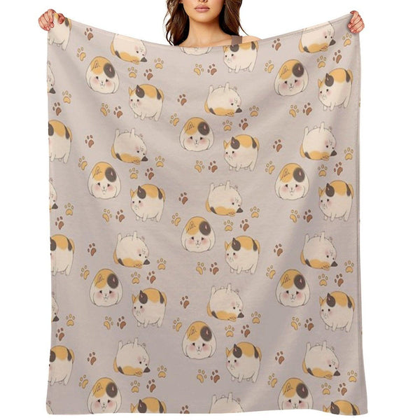 FFXIV - Fat Cats Throw Blanket