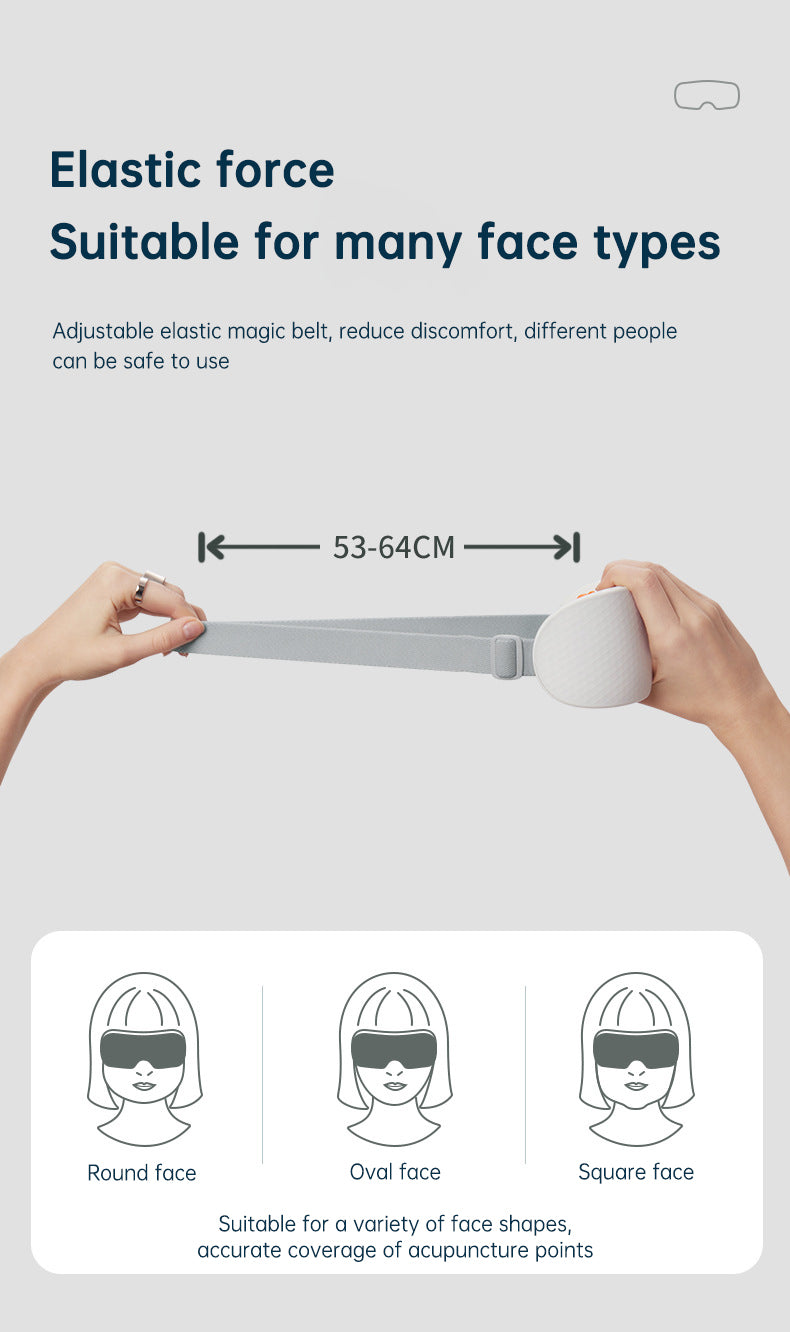 New Arrival Dry Eye Massage And Heating Steam Eye Massage Equipment Vibration Electric Eye Steam Massager