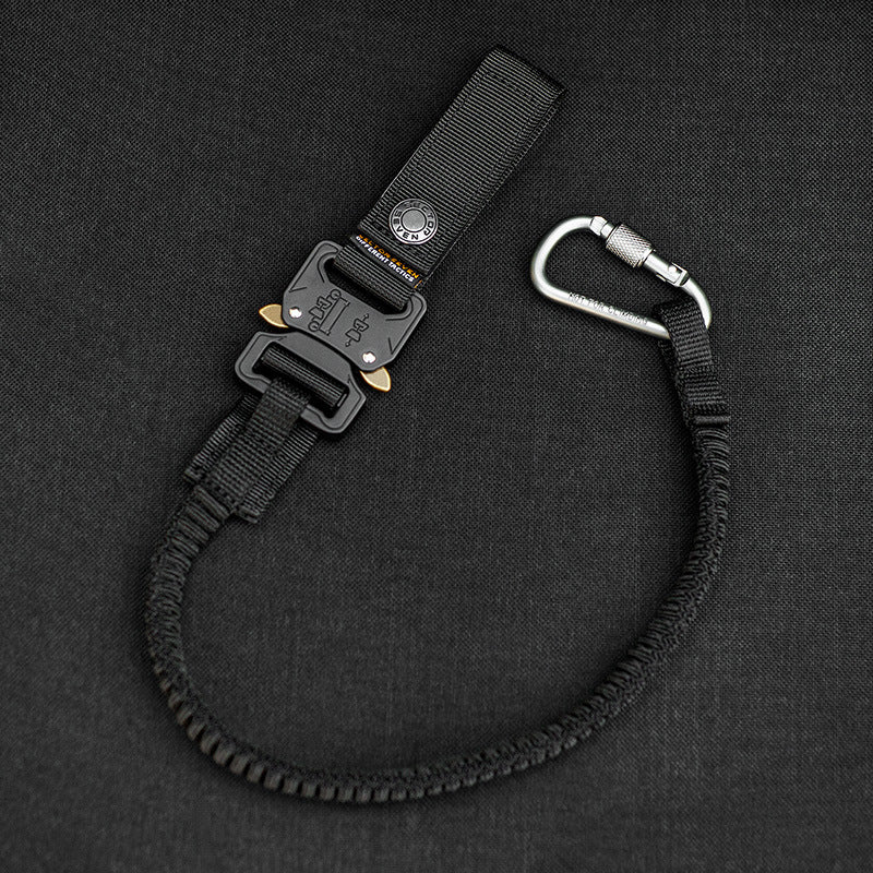 Func. tool rope, equip. tools, phone anti-loss hooks, bag & pant dec. ropes
