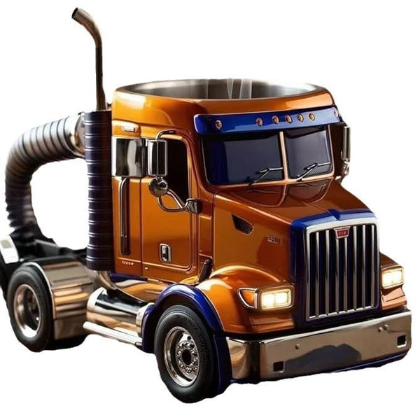 Semi Truck Coffee Mugs Handmade Home Semi Truck Coffee Cup Mugs