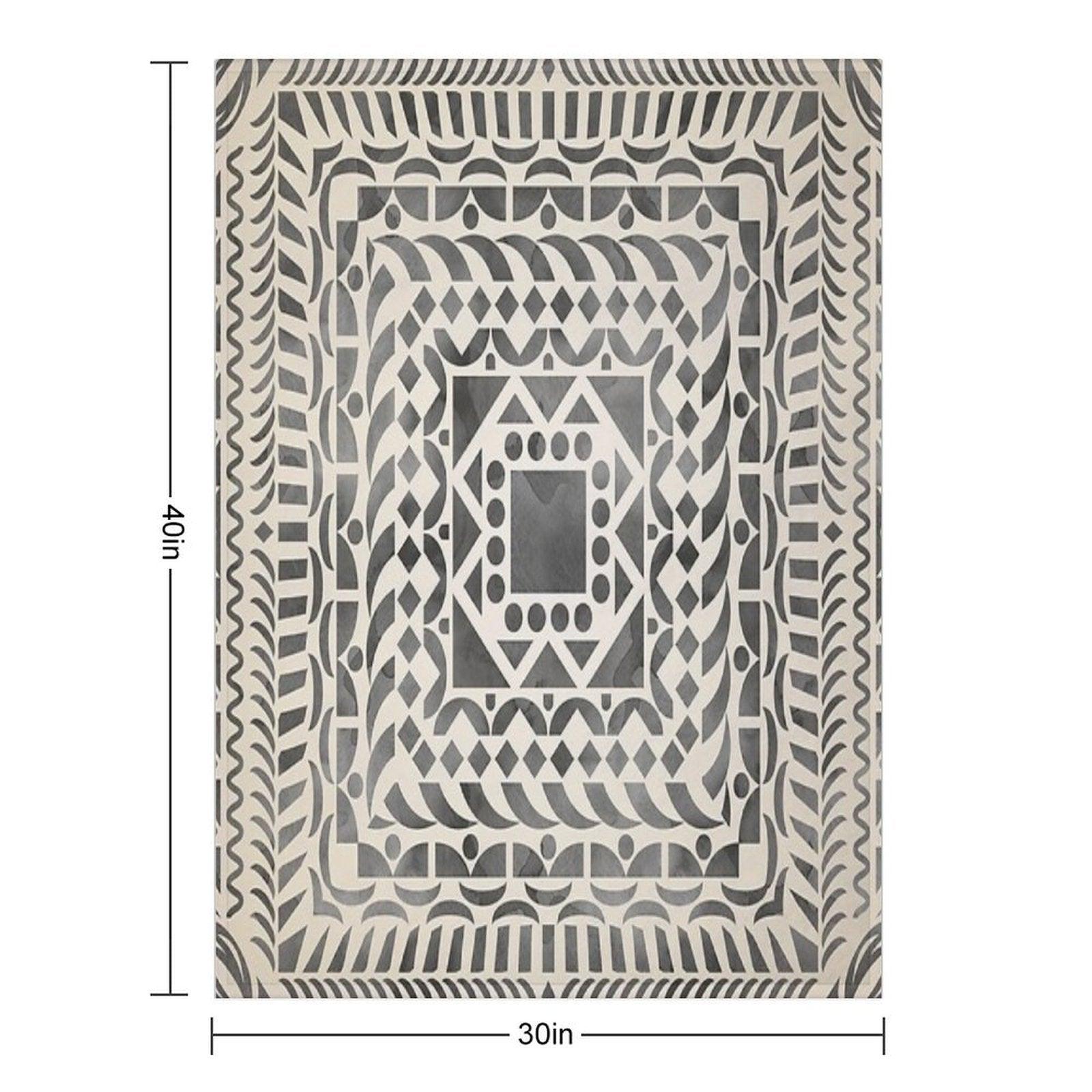 Watercolor Mandala Mandala8w Throw Blanket