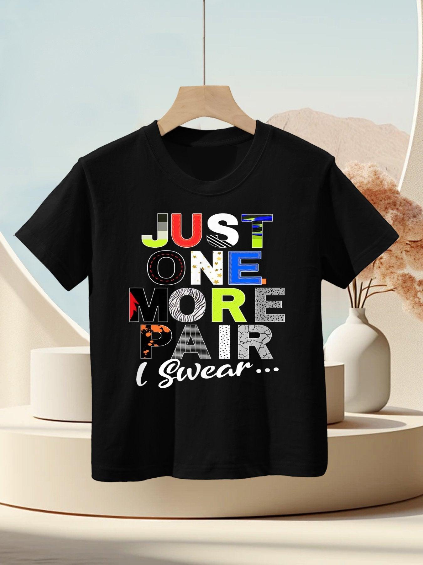 Sneaker Head Just One More Pair...Sneakerhead Graphic Kids T-Shirt