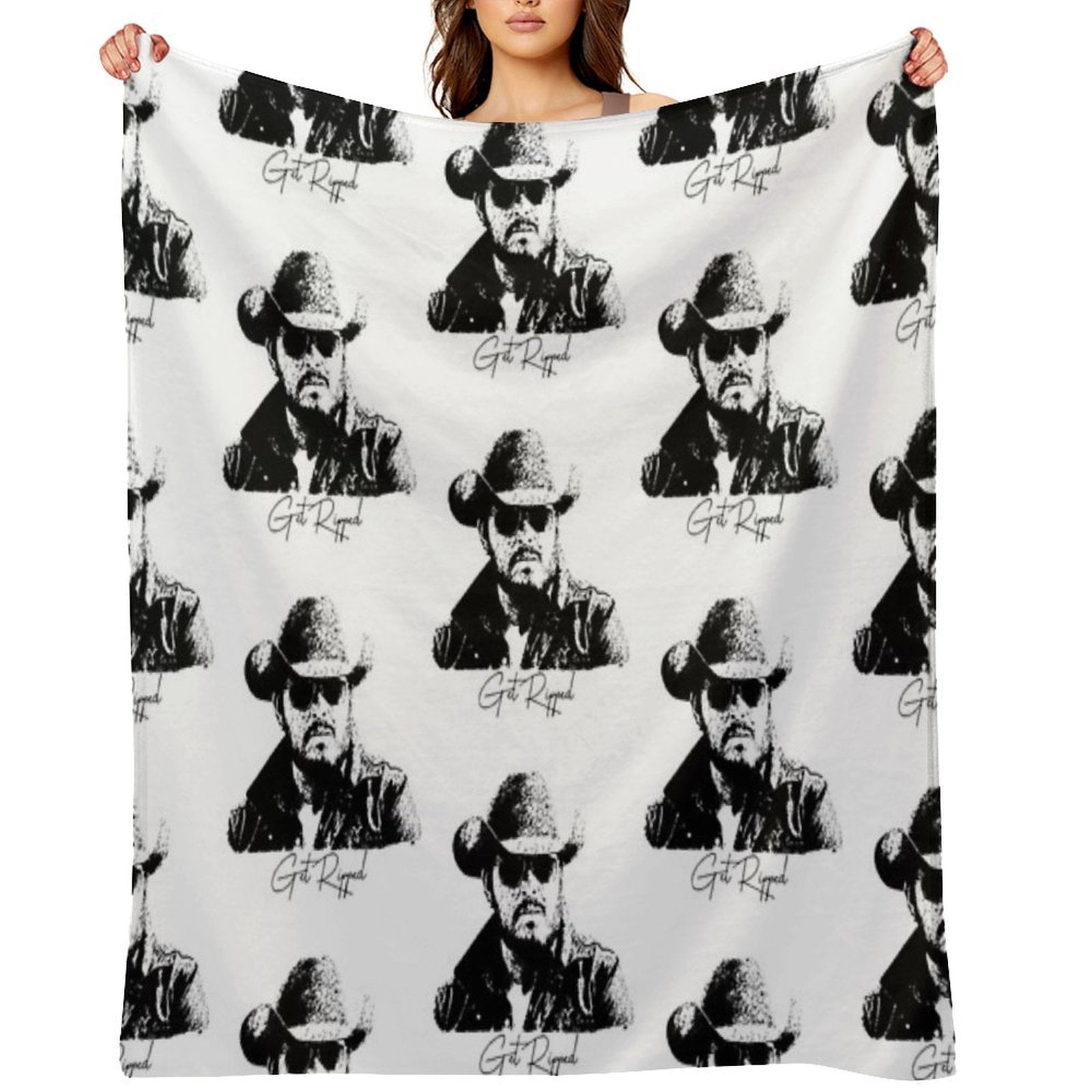 Get Ripped Is Cool Versatility Throw Blanket