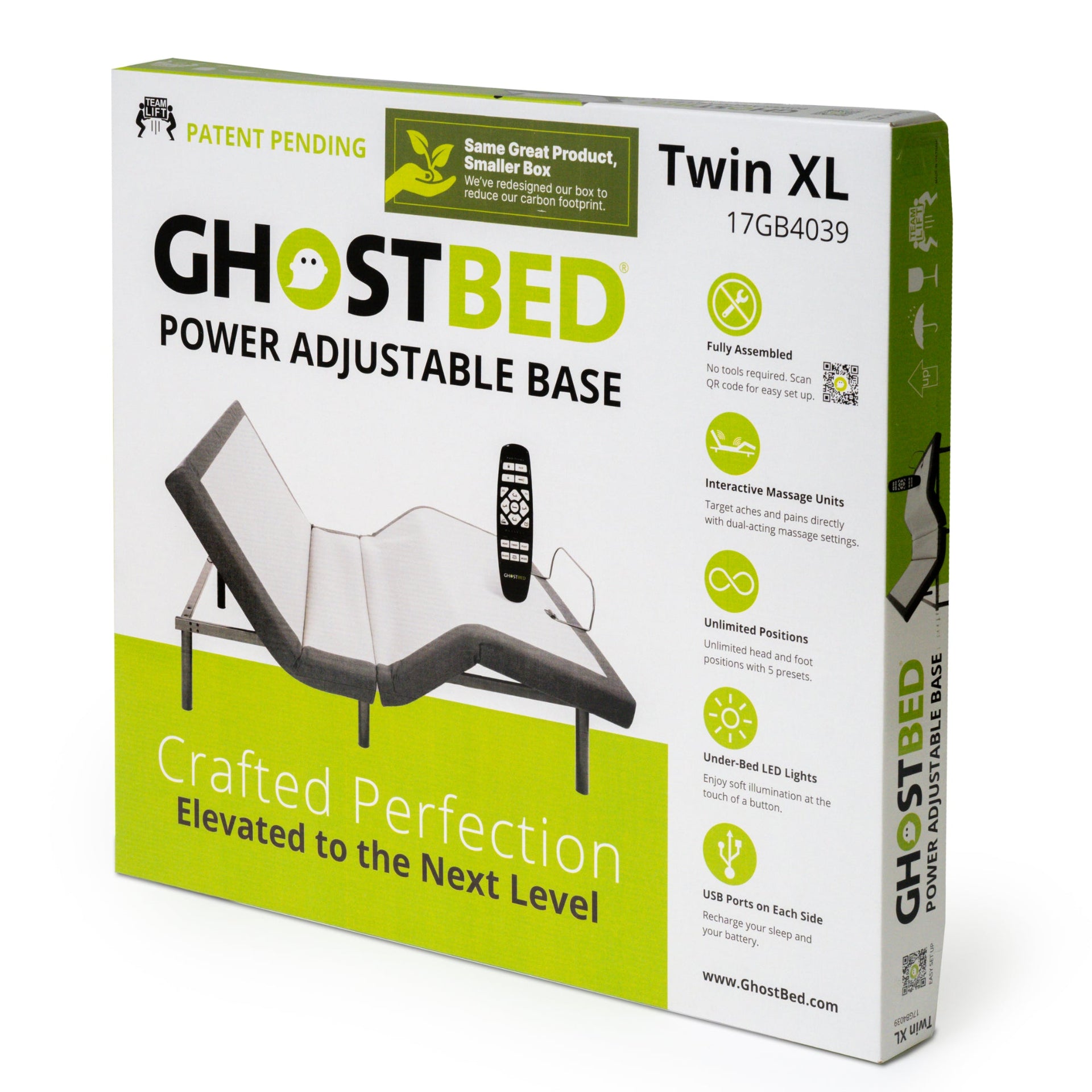 GhostBed Adjustable Base - Split King