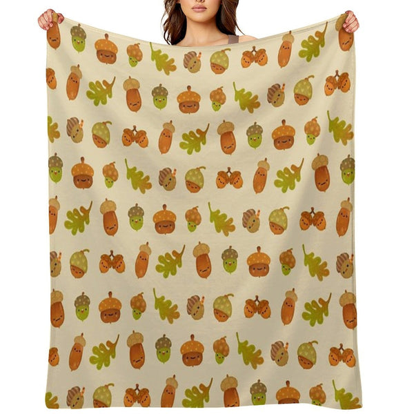 Acorns Gift-ready Throw Blanket