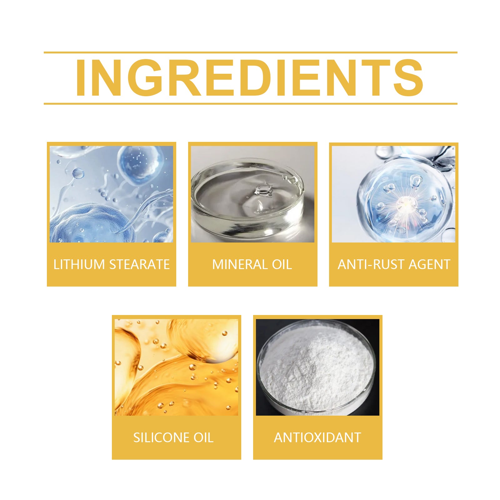 Automotive Care Grease, Automotive Parts Maintenance Multi-Function Lubrication Axle Clean Grease