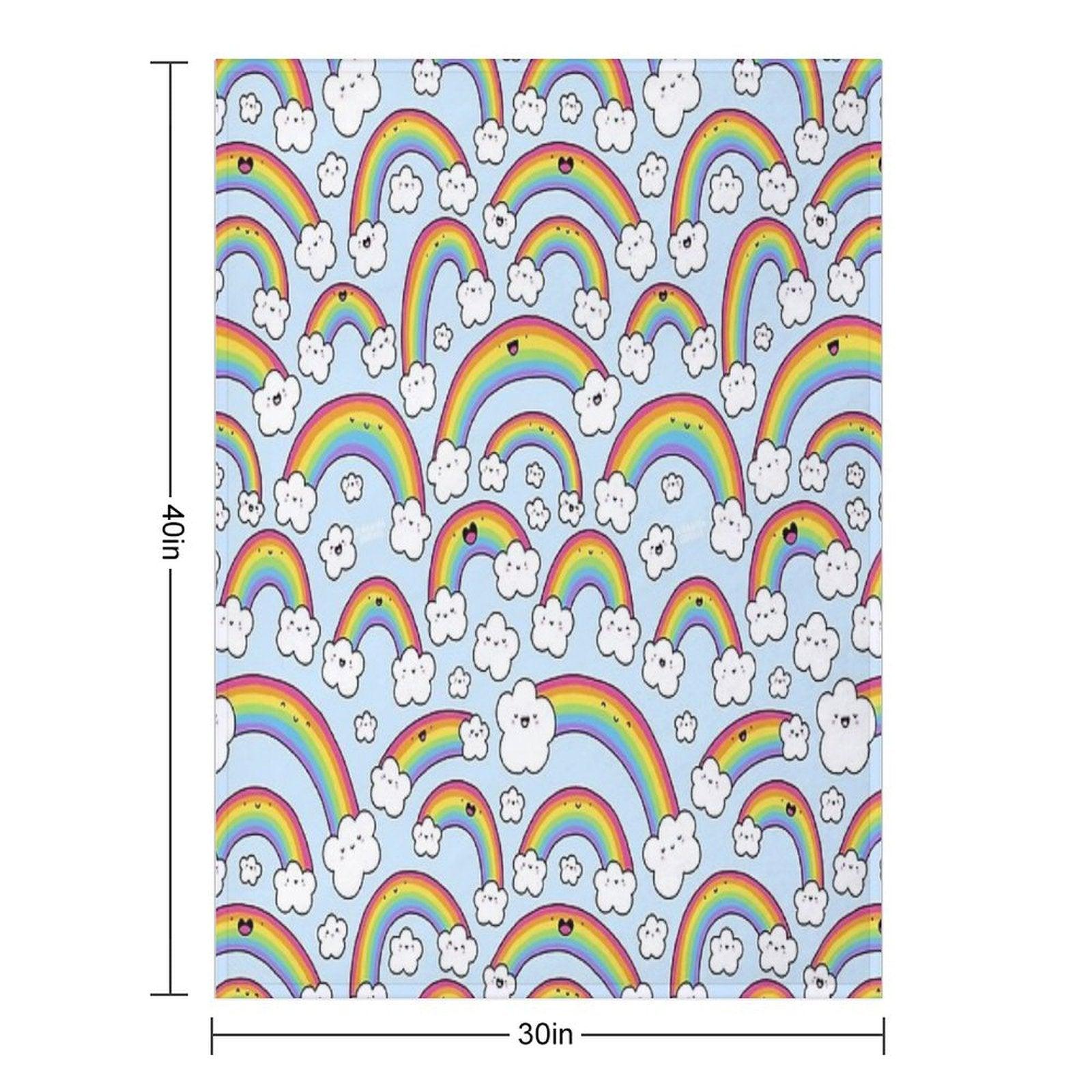 Rainbows Everywhere! Throw Blanket