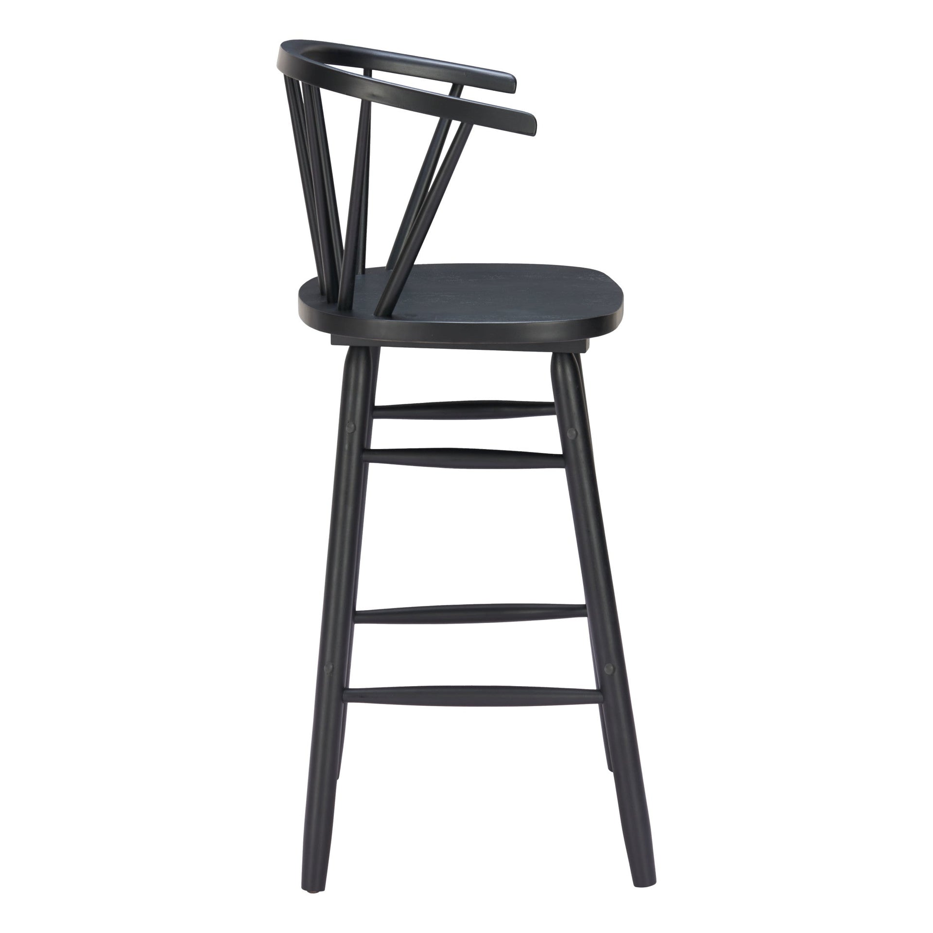 Stenger Barstool (Set of 2) Black