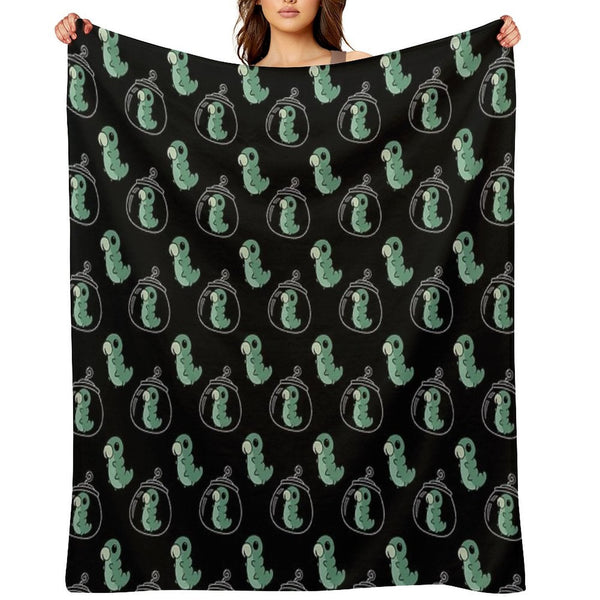 Hollow Knight Grub Pattern Wrinkle-free Throw Blanket