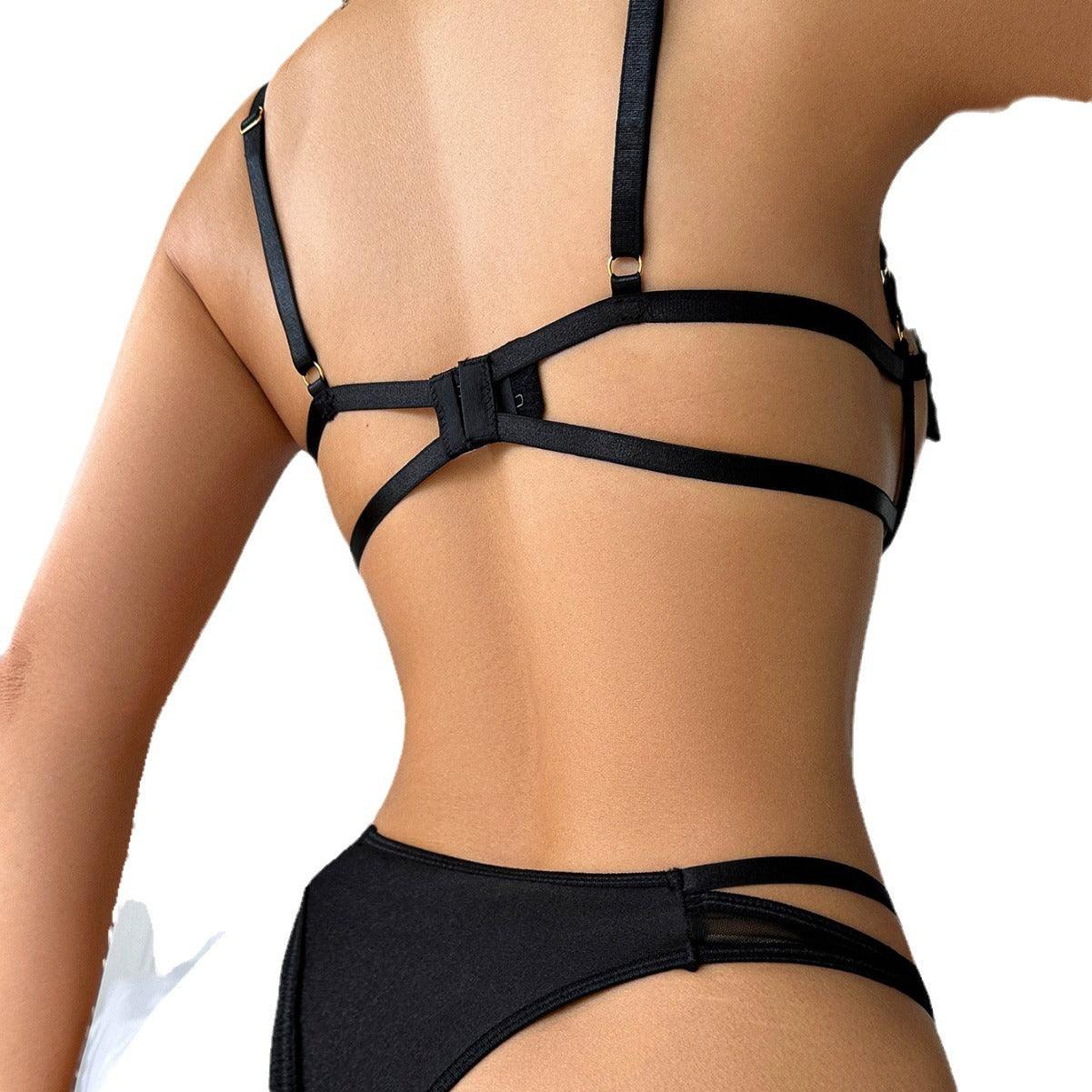 Hollow out sexy hot girl embroidered bow lingerie sex suit for women Gifts for You 'n Me Hollow out sexy hot girl embroidered bow lingerie sex suit for women Gifts for You 'n Me