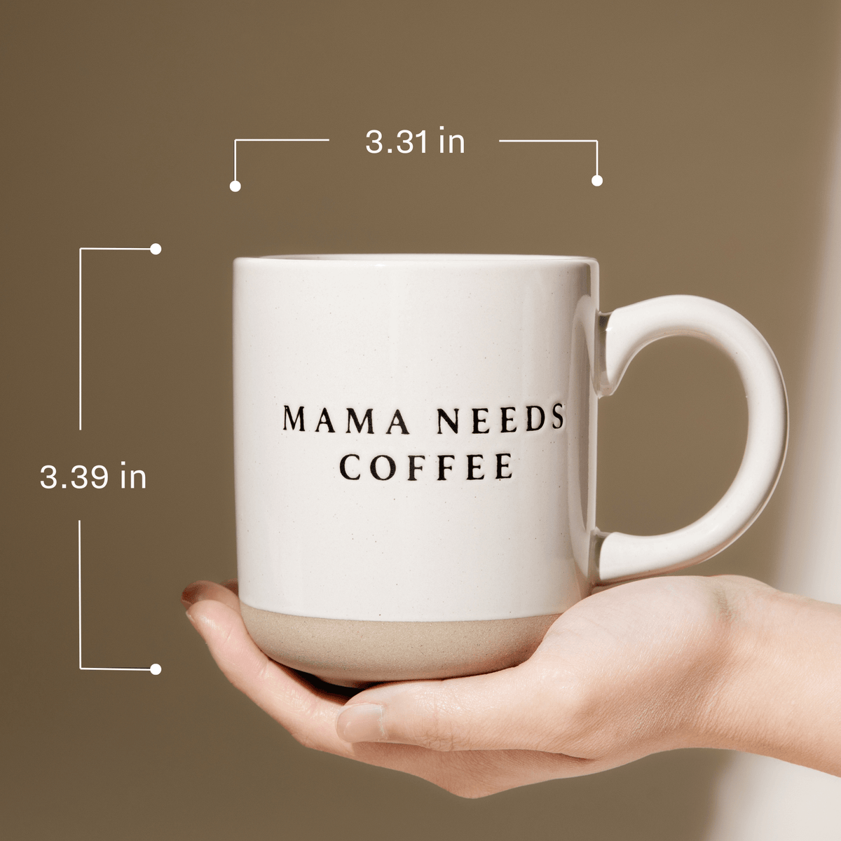 Cross Stoneware Coffee Mug - Home Decor & Gifts