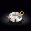 Wilmax Round Fry Pan With 2 Side Gold Handles 5.5
