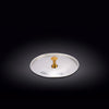 OVAL LID WITH GOLD KNOB 5.5