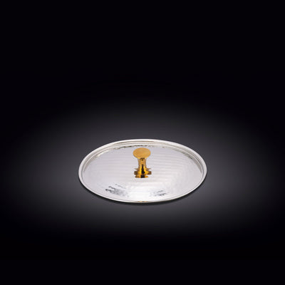 OVAL LID WITH GOLD KNOB 5.5