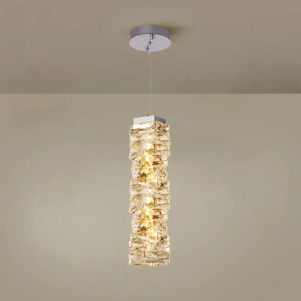 Pierre Gold Crystal Chandelier