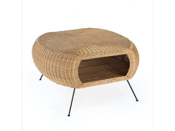 Coralitta Rattan Coffee Table in Light Brown - Gifts for You 'n Me