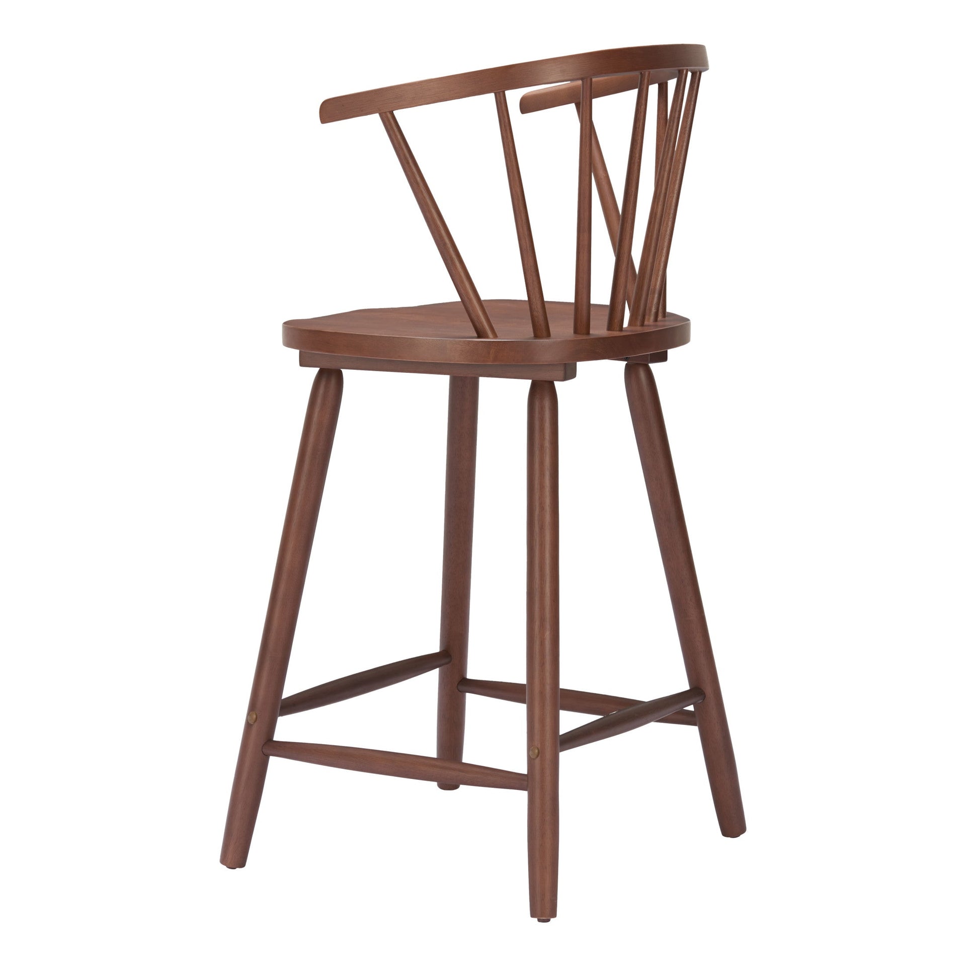 Stenger Counter Stool (Set of 2) Walnut