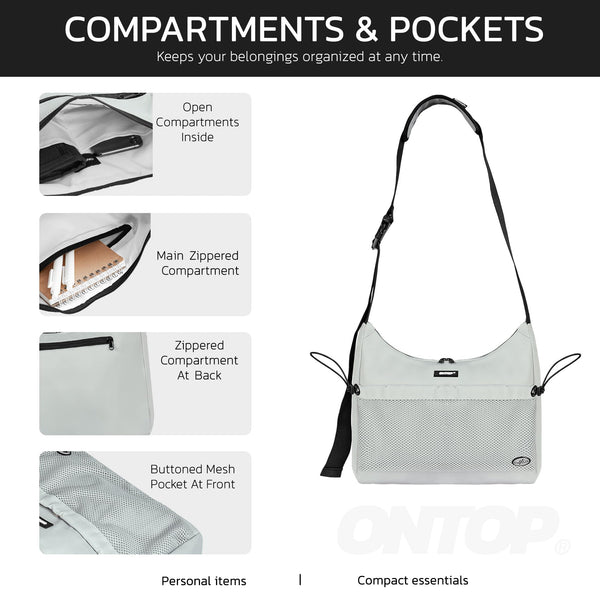 Statement Messenger Crossbody Bag