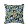 Microsuede Cushion / William Morris Inspired - Sliced Figs