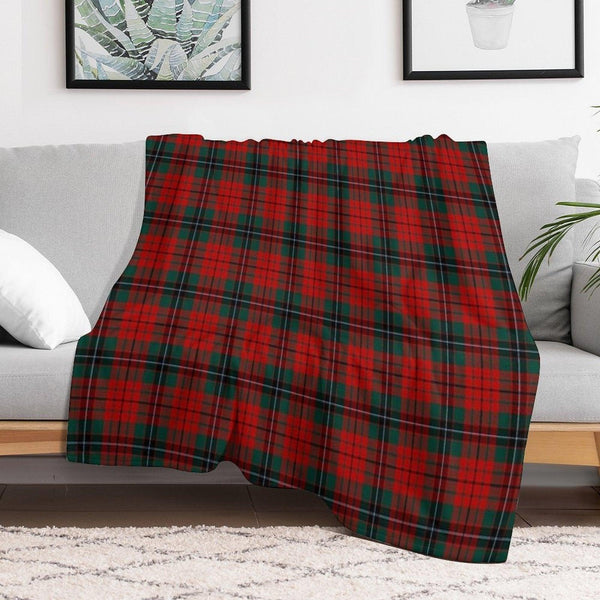 Clan Nicolson Tartan Throw Blanket