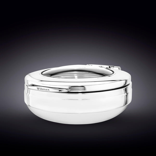 GLASS LID ROUND CHAFER 20