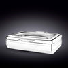 GLASS LID RECTANGULAR CHAFER 23