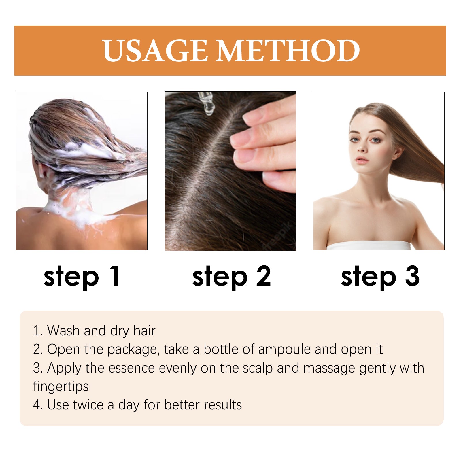 Mypa Ampoule, Strengthen And Repair Hair, Prevent Hair Loss, Strengthen Hair Root And Thicken Hair And Scalp Massage Solution