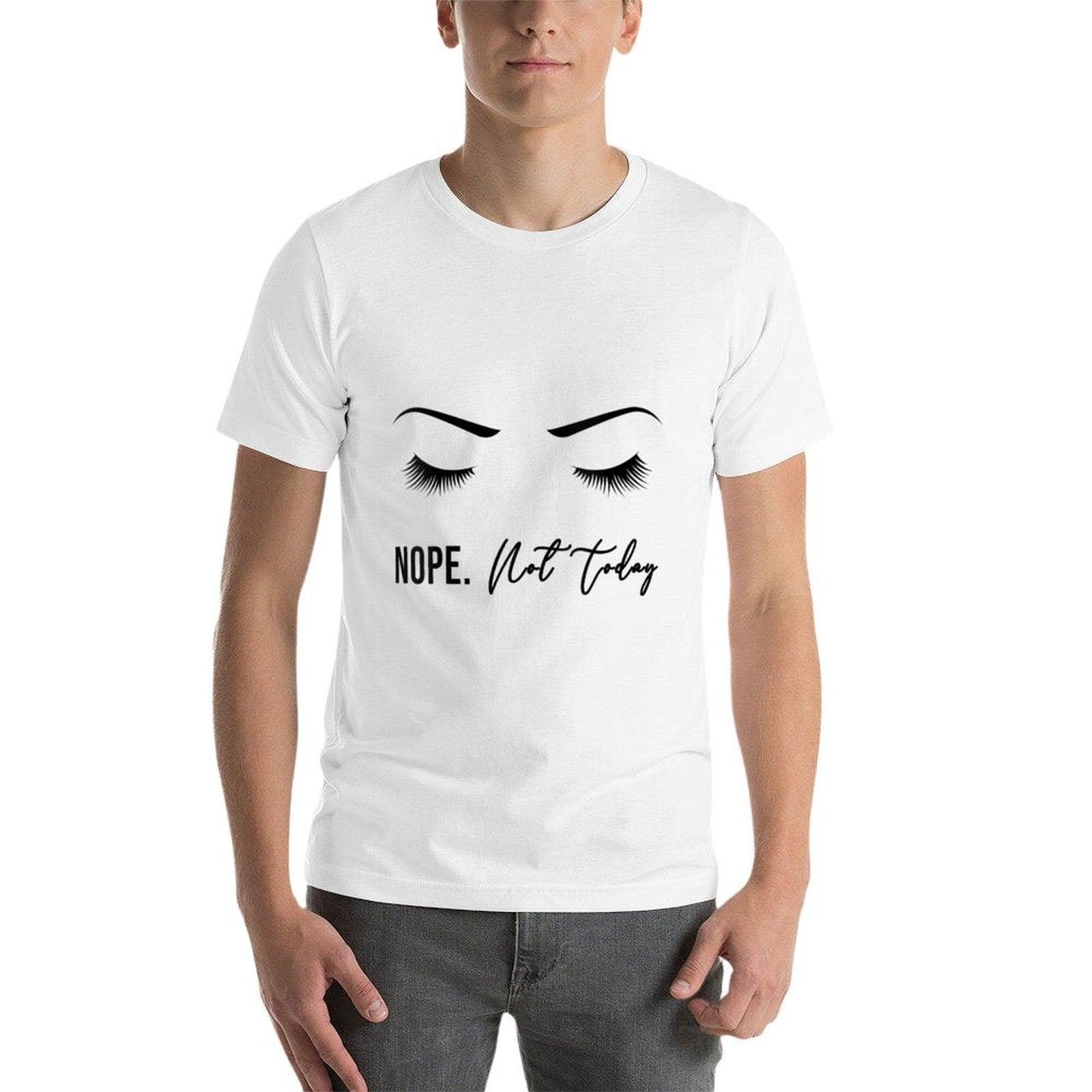 Womens Nope Not Today for Women  Cute Woman Girl Funny  Polyester Blend T-Shirt