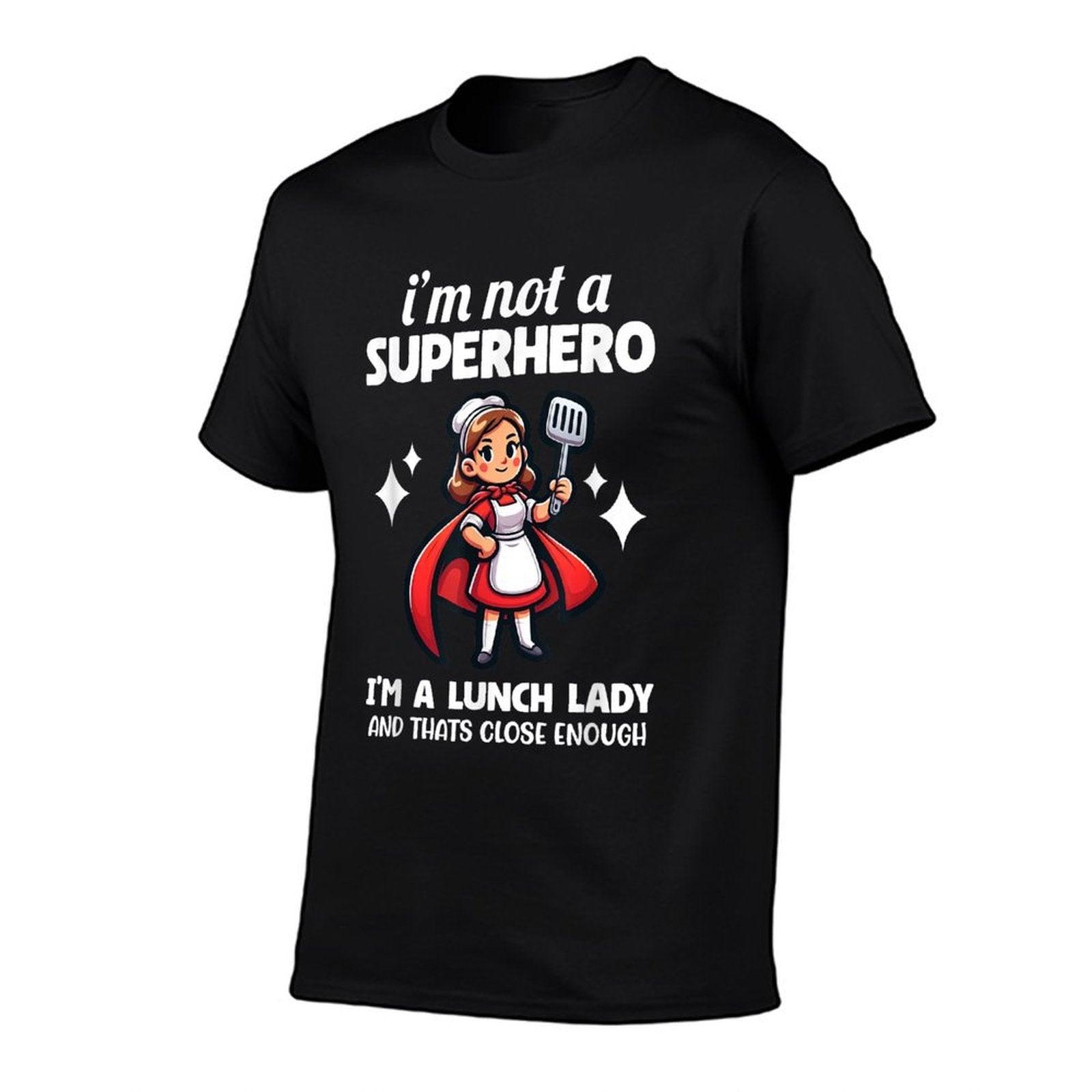 Funny Lunch Lady School Aide Appreciation Graphic T-Shirt