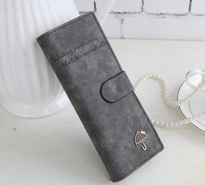 55card women female leather wallet business id credit card holder case passport cover wallets card holder carteira feminina