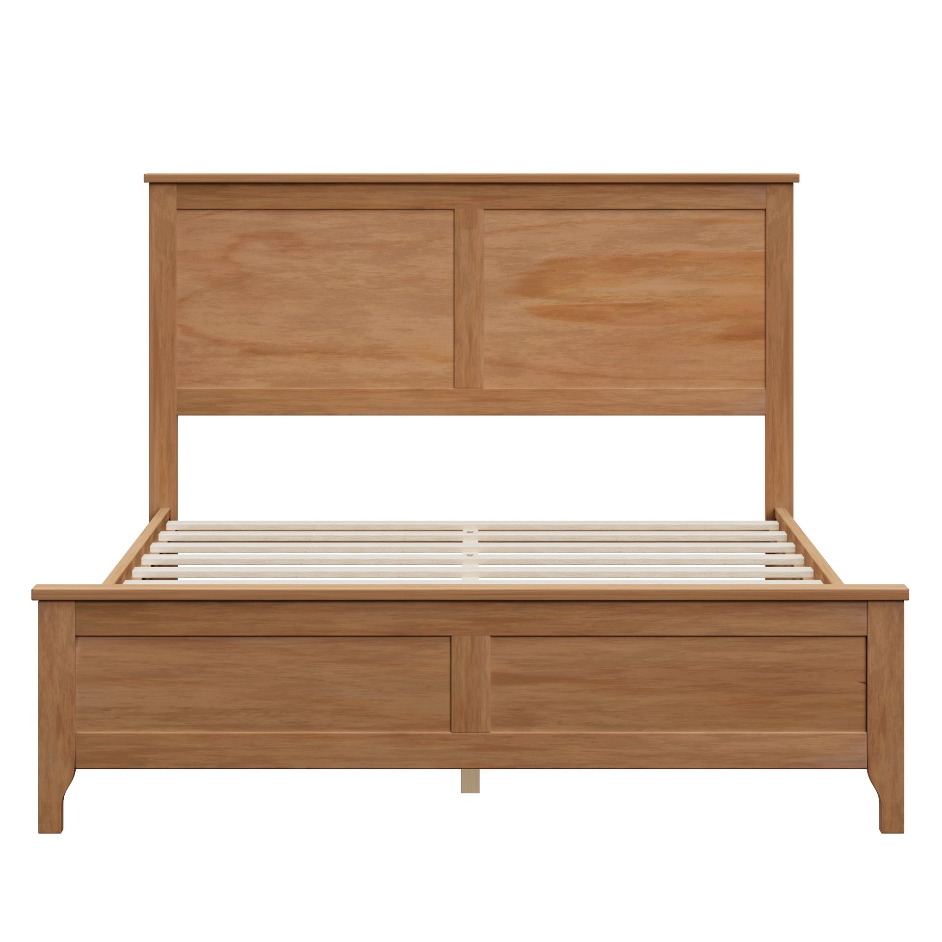 Modern Solid Wood Full Size Platform Bed
