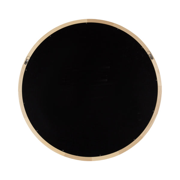 Hatherleigh Round Wood Wall Mirror