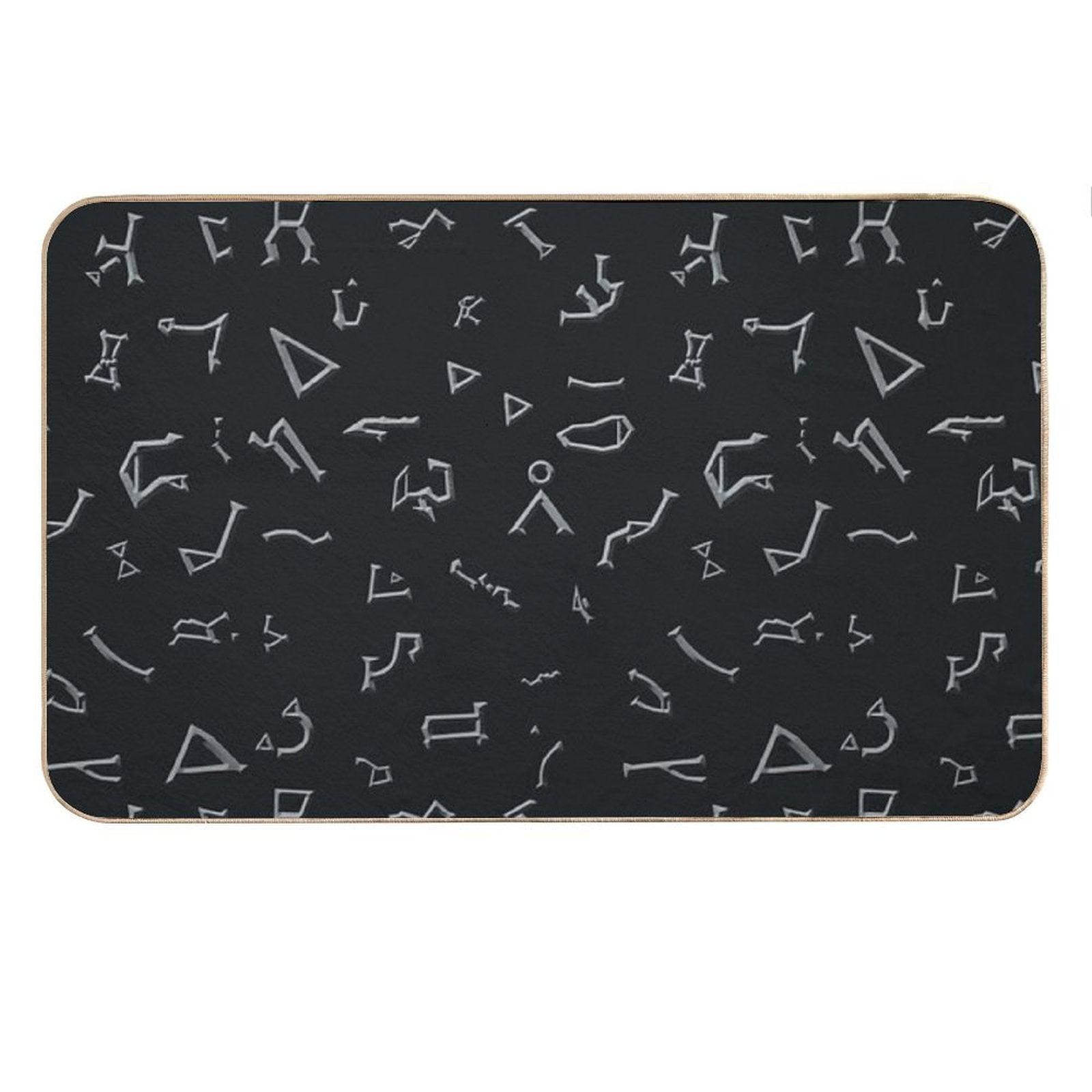Glyphs Bath Mat