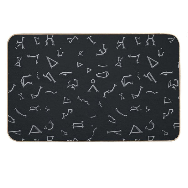 Glyphs Bath Mat