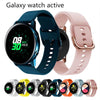 Suitable for Samsung Galaxy Watch Active2 Solid Color Silicone Strap 20/22mm Universal Strap