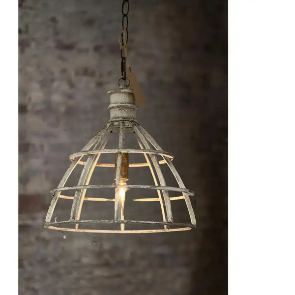 White Iron Pendant Lamp