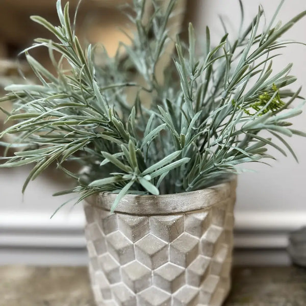Geometric Cement Planter