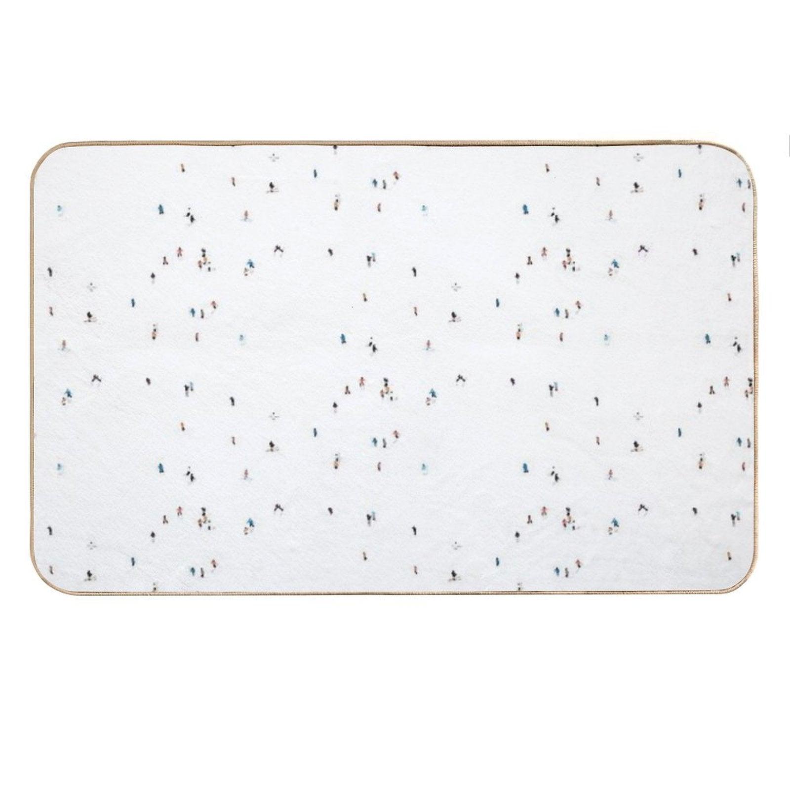 Ski Slopes Bath Mat
