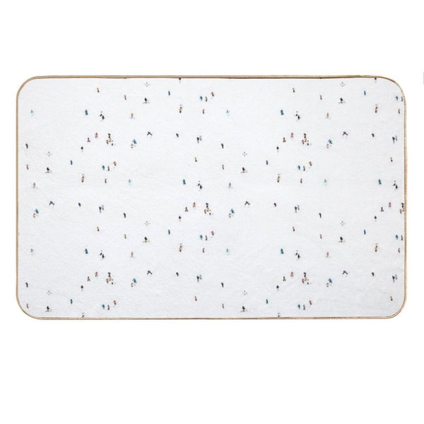 Ski Slopes Bath Mat
