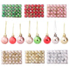 Christmas Ball Plastic Electroplating Christmas Ball Christmas Tree Creative Decoration Gift