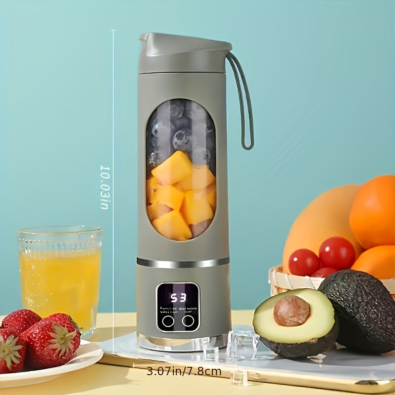 Portable USB-Rechargeable Blender & Juicer - Easy Clean, Perfect for Fruit & Vegetable Drinks, Milkshakes - 10.14oz to 16.91oz Capacity DSers Fulfillment