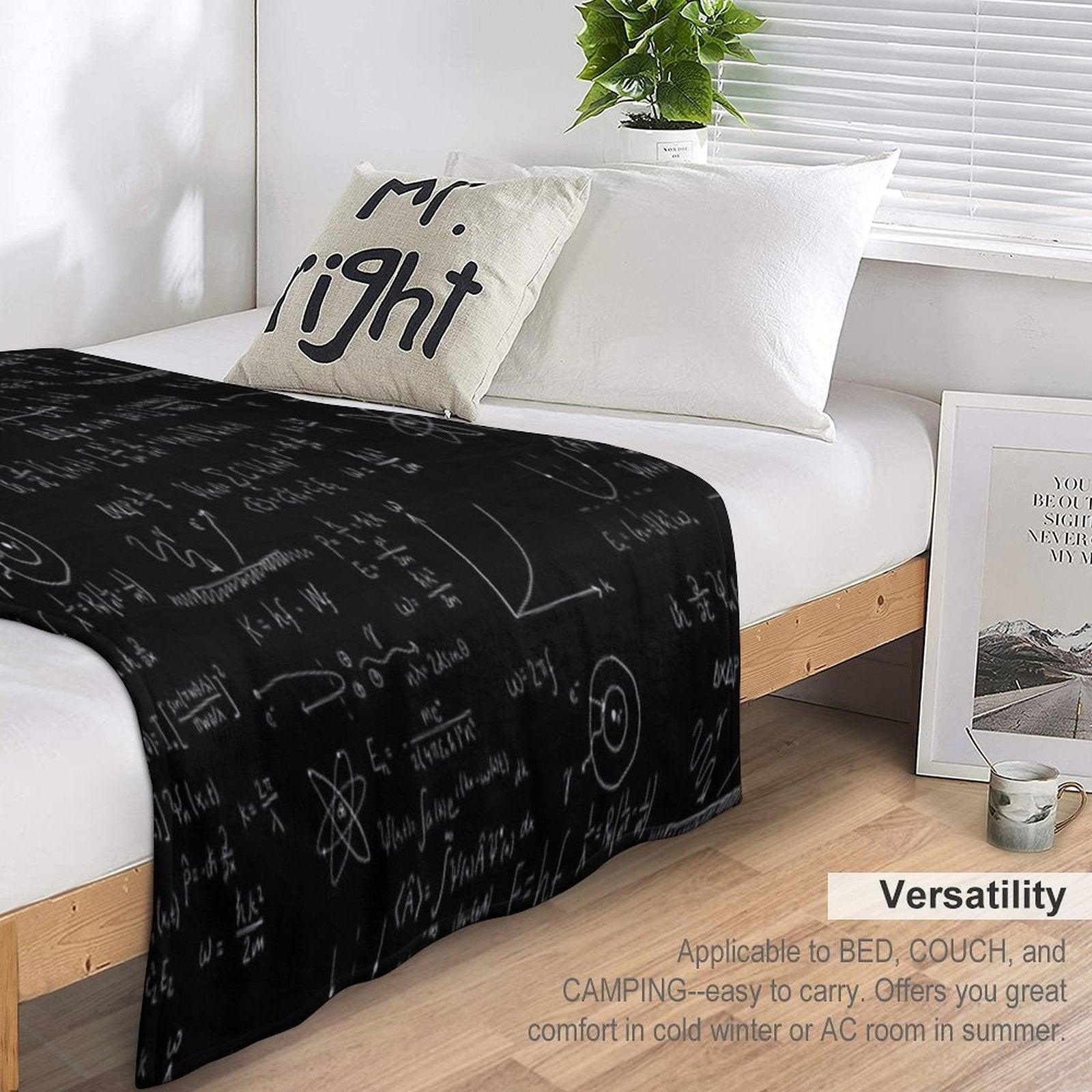 Quantum Physics Throw Blanket