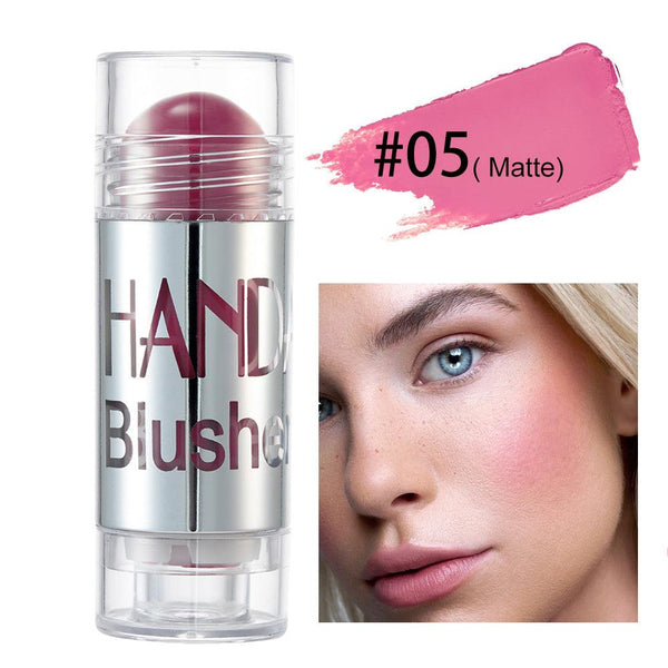 HANDAIYAN Chubby Crayon Blush Stick Moisturizing And Smooth Rouge Pen Blush Strip Cream Blush Stick Rouge