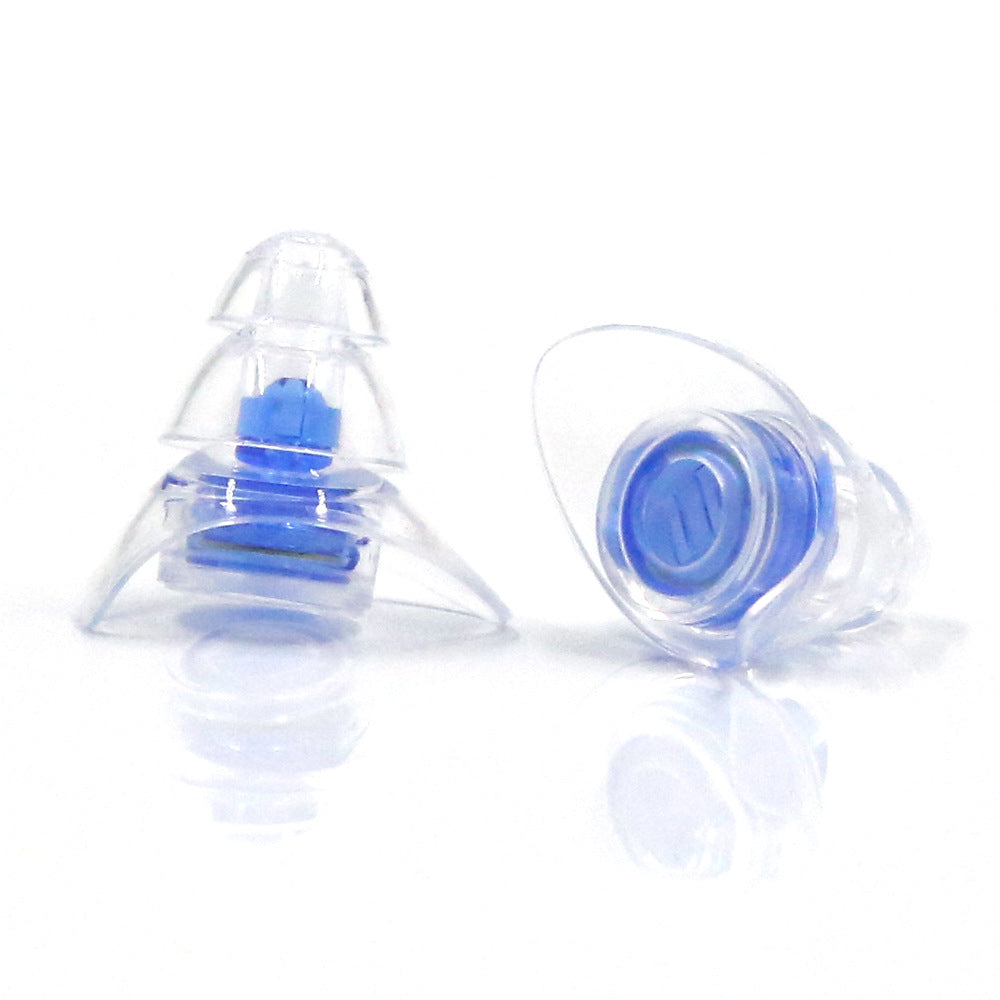 Noise Reduction And Sound Isolation Earplugs Concert High Fidelity Filter Earplugs Wholesale Blue Filter Earplugs Double Tail
